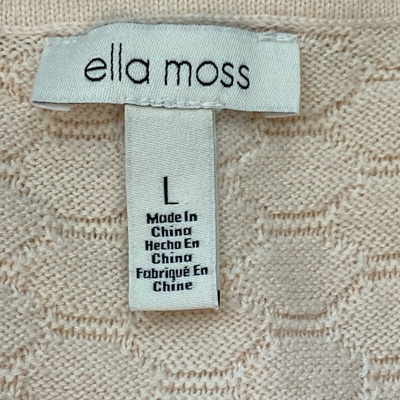Ella Moss Textured Women's Sweater New No Tags Large - Picture 2 of 5